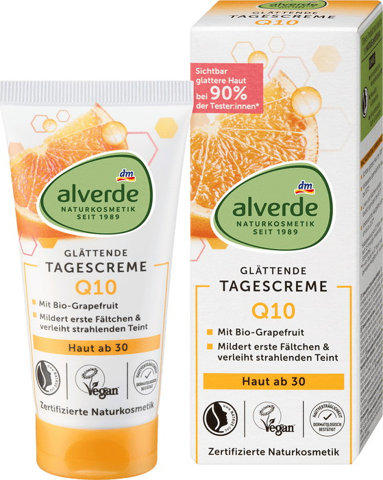 Дневен крем за лице Q10 с био грейпфрут, 50 ml