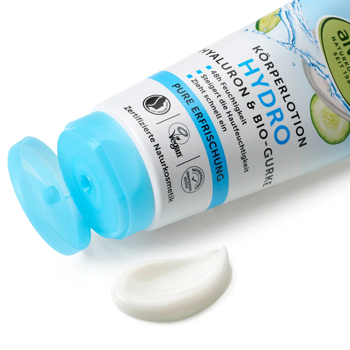 Лосион за тяло Hydro с хиалурон и био краставица, 200 ml
