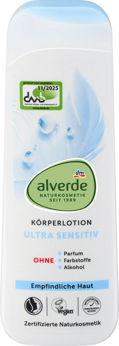 Лосионът за тяло Ultra Sensitiv, 250 ml