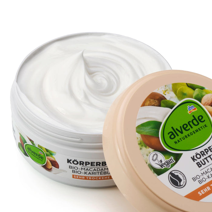 Масло за тяло с био макадамиа и био масло от карите, 200 ml