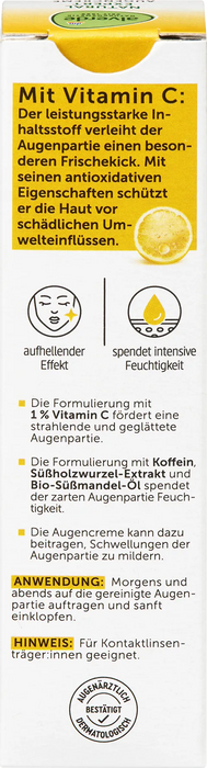 Околоочен крем Vitamin C, 15 ml