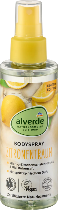Освежаващ спрей за тяло Лимонова мечта, 150 ml