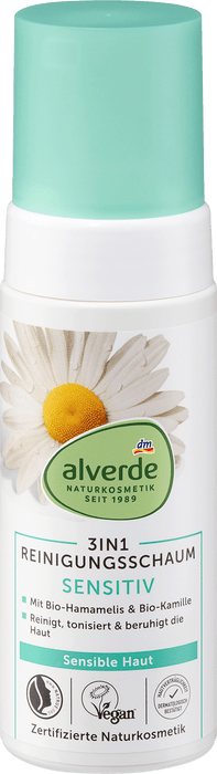 Почистваща пяна 3в1 Sensitive, 150 ml