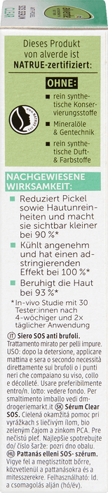 Серум против пъпки SOS Clear, 15 ml
