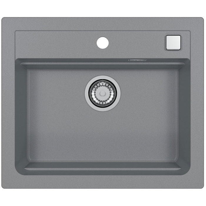 ГРАНИТНА КУХНЕНСКА МИВКА ALVEUS ATROX 30 59Х50Х19.5 СМ. СИВА