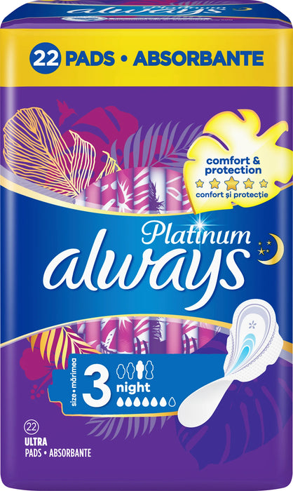 Дамски превръзки Platinum Day&Night, 22 бр