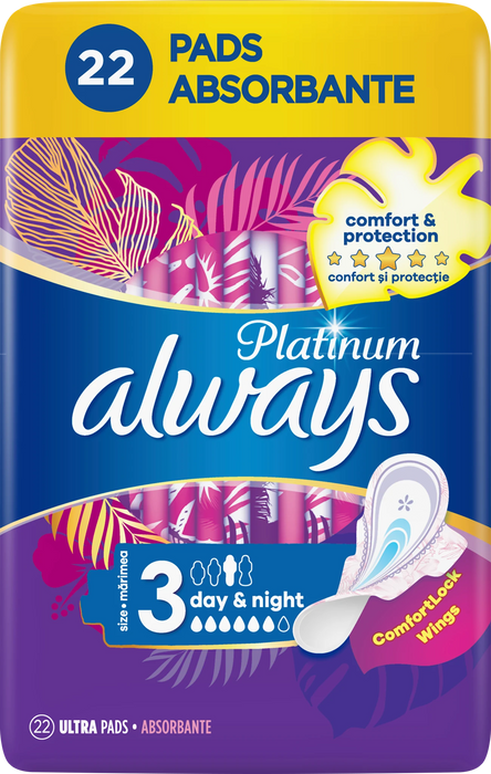 Дамски превръзки Platinum Day&Night, 22 бр