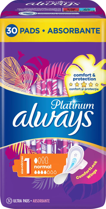 Дамски превръзки Platinum Normal duo, 30 бр