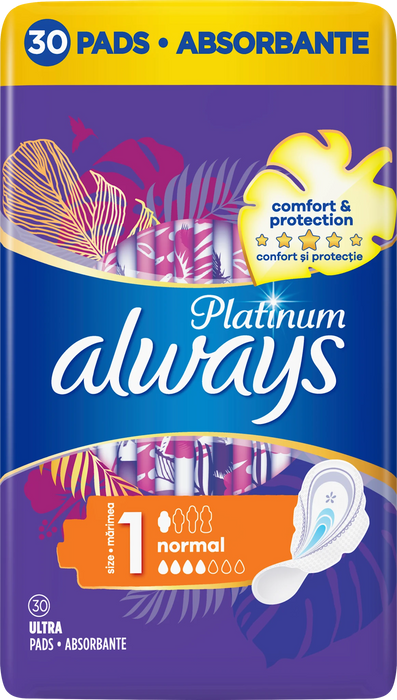 Дамски превръзки Platinum Normal duo, 30 бр