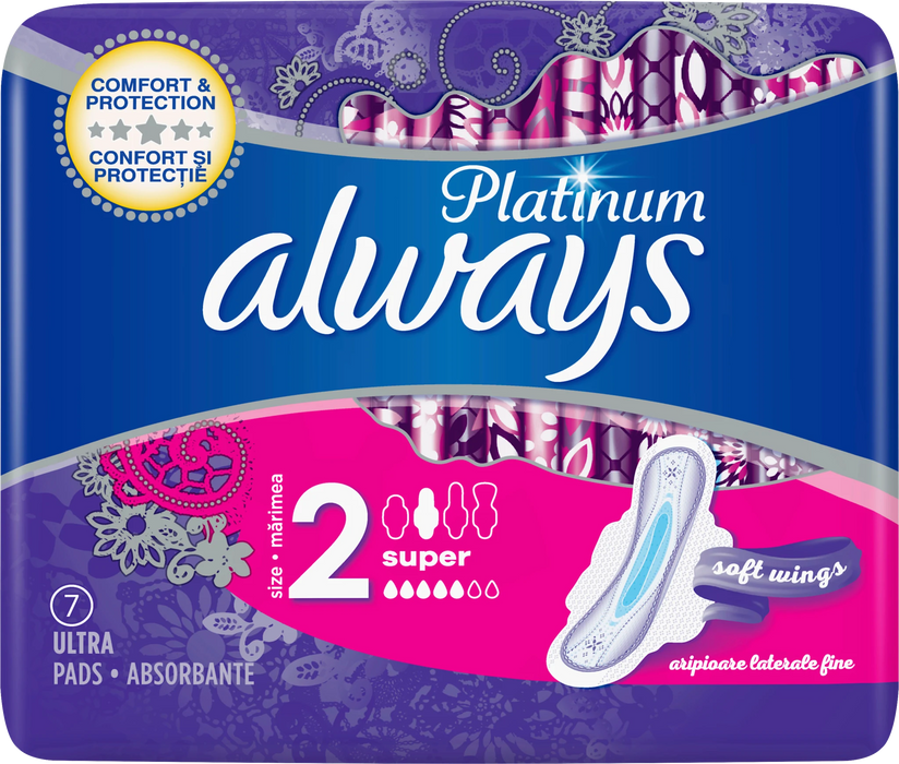 Дамски превръзки Platinum, 7 бр