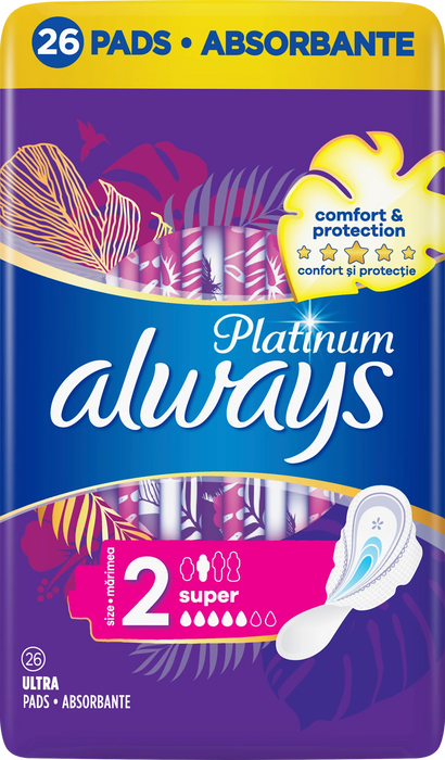 Дамски превръзки Platinum, 26 бр