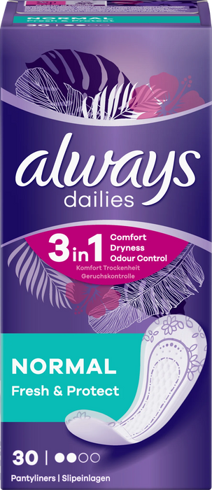 Ежедневни дамски превръзки Fresh&Protect, 30 бр