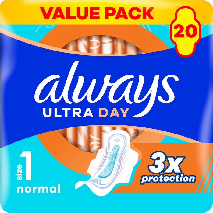 Превръзки Ultra Day с крилца, размер 1, 10 бр