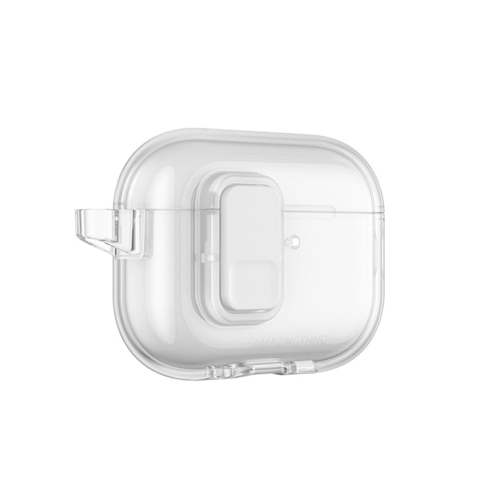 Прозрачен минималистичен калъф AmazingThing за AirPods Pro 3