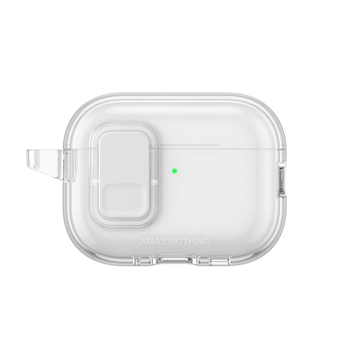 Прозрачен минималистичен калъф AmazingThing за AirPods Pro 3