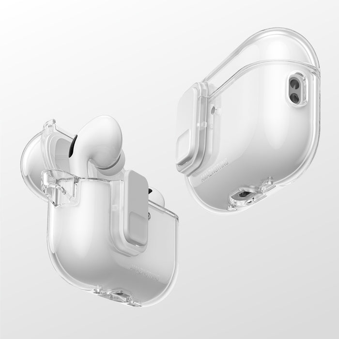 Прозрачен минималистичен калъф AmazingThing за AirPods Pro 3
