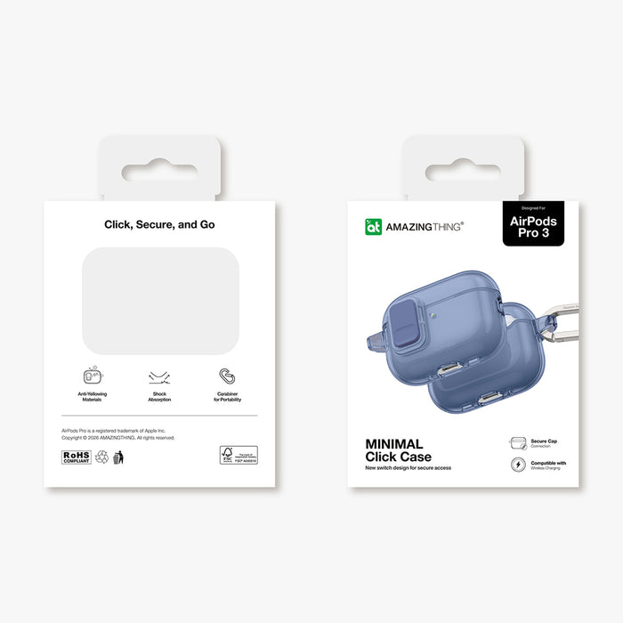 AmazingThing Minimal Case за AirPods Pro 3 - син