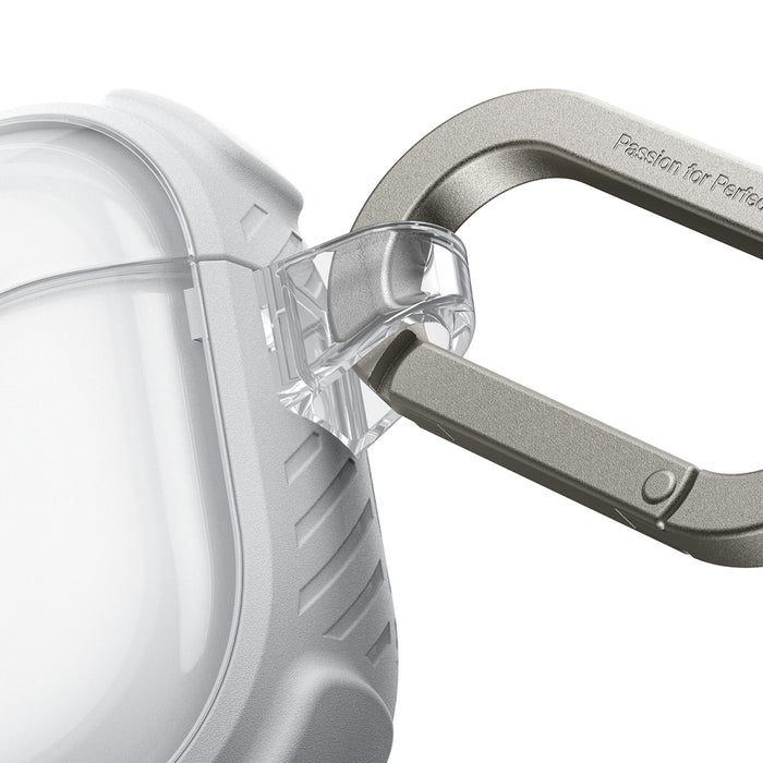 Калъф AmazingThing Titan Pro Mag Clear за AirPods Pro 3 - бял