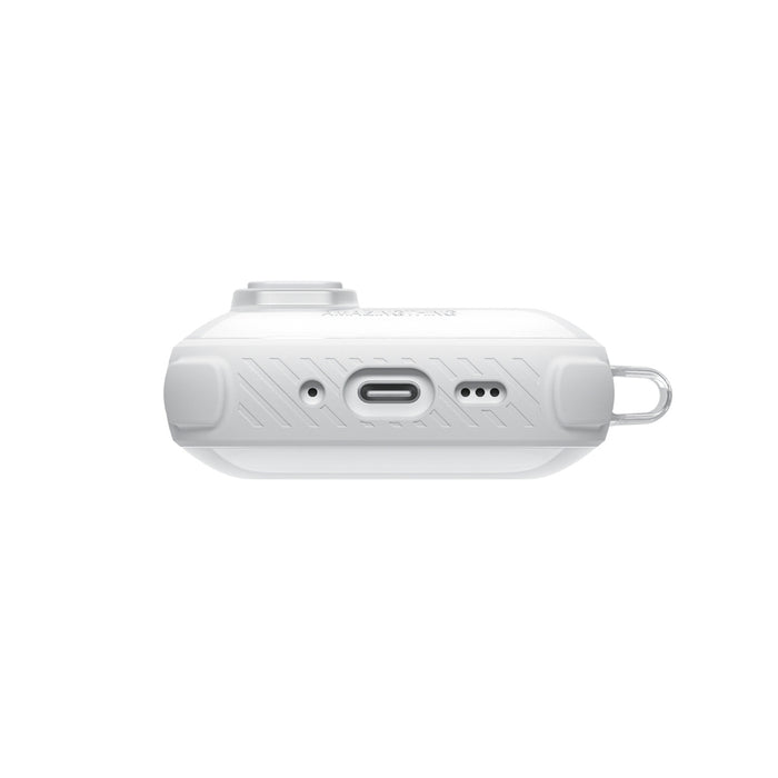 Калъф AmazingThing Titan Pro Mag Clear за AirPods Pro 3 - бял