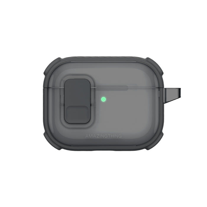 Калъф AmazingThing Titan Pro Mag Clear за AirPods Pro 3 - черен