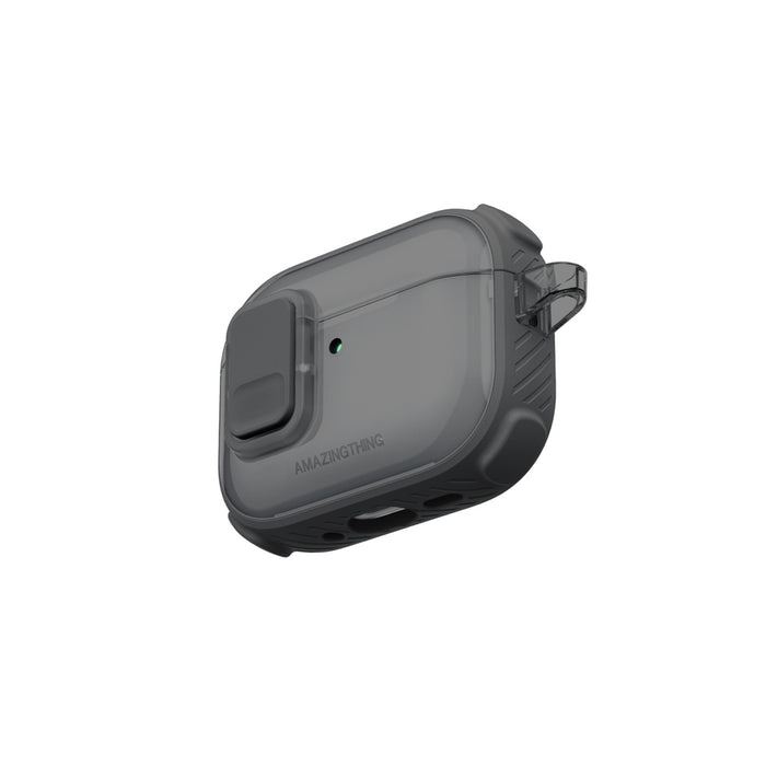 Калъф AmazingThing Titan Pro Mag Clear за AirPods Pro 3 - черен
