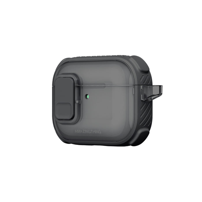 Калъф AmazingThing Titan Pro Mag Clear за AirPods Pro 3 - черен