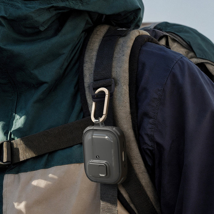 Калъф AmazingThing Titan Pro Mag Clear за AirPods Pro 3 - черен
