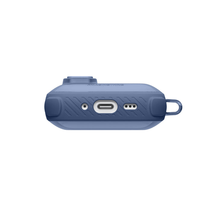 Калъф AmazingThing Titan Pro Mag Clear за AirPods Pro 3 - син