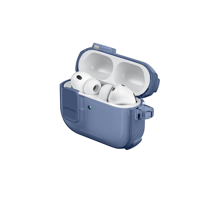 Калъф AmazingThing Titan Pro Mag Clear за AirPods Pro 3 - син
