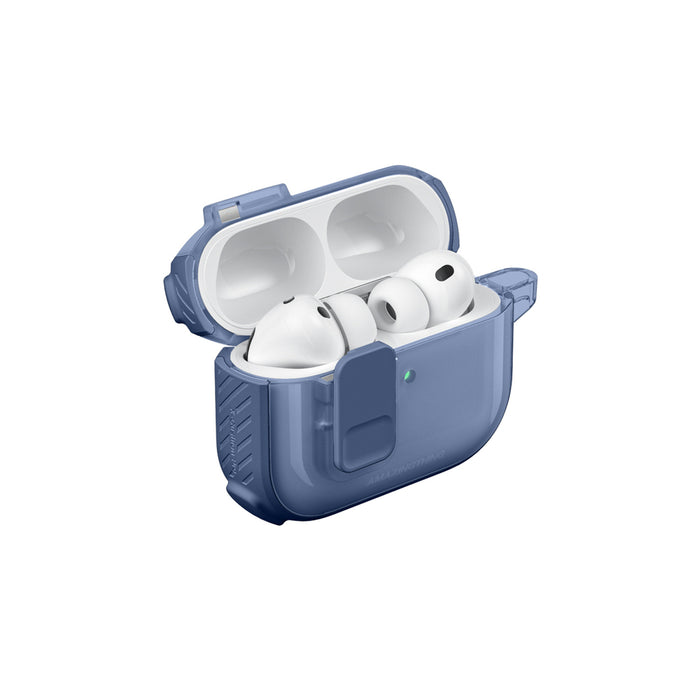 Калъф AmazingThing Titan Pro Mag Clear за AirPods Pro 3 - син