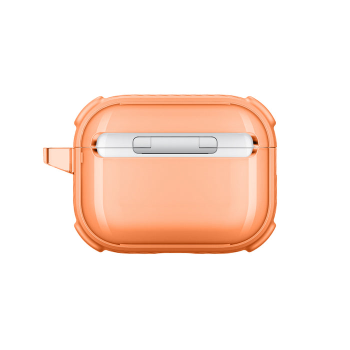 Калъф AmazingThing Titan Pro Mag Clear за AirPods Pro 3 - оранжев