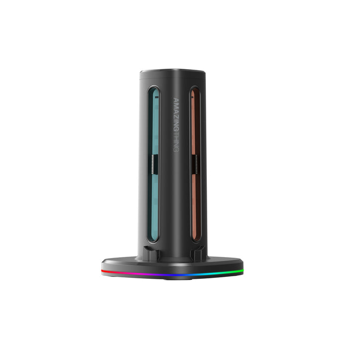 Зарядно устройство AmazingThing Thunder Pro PlayDock за контролери Nintendo Switch 2 - черно