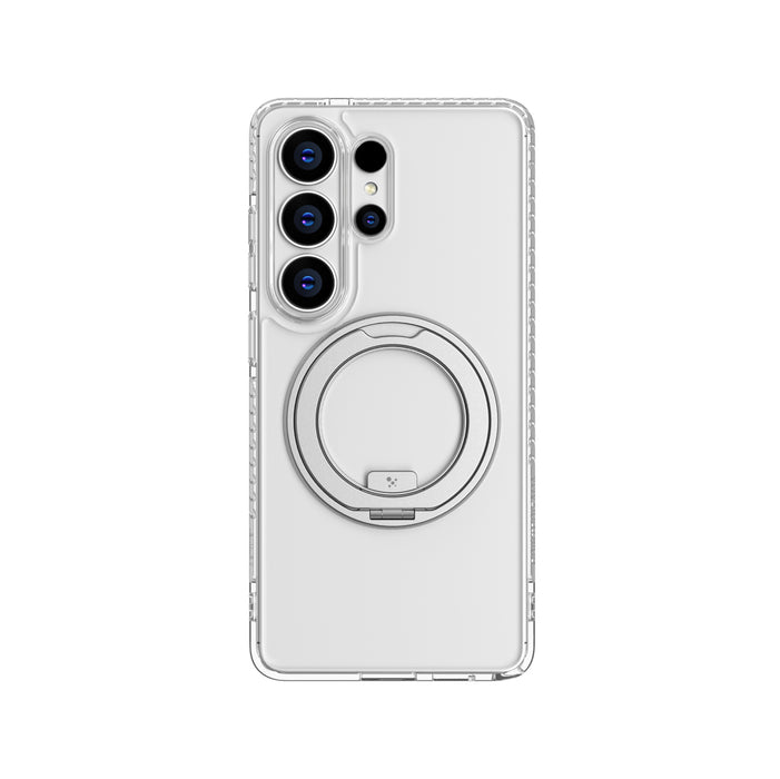 Калъф AmazingThing Titan Pro MagSpin, устойчив на изпускане, за Samsung S26 Ultra, съвместим с MagSafe - прозрачен