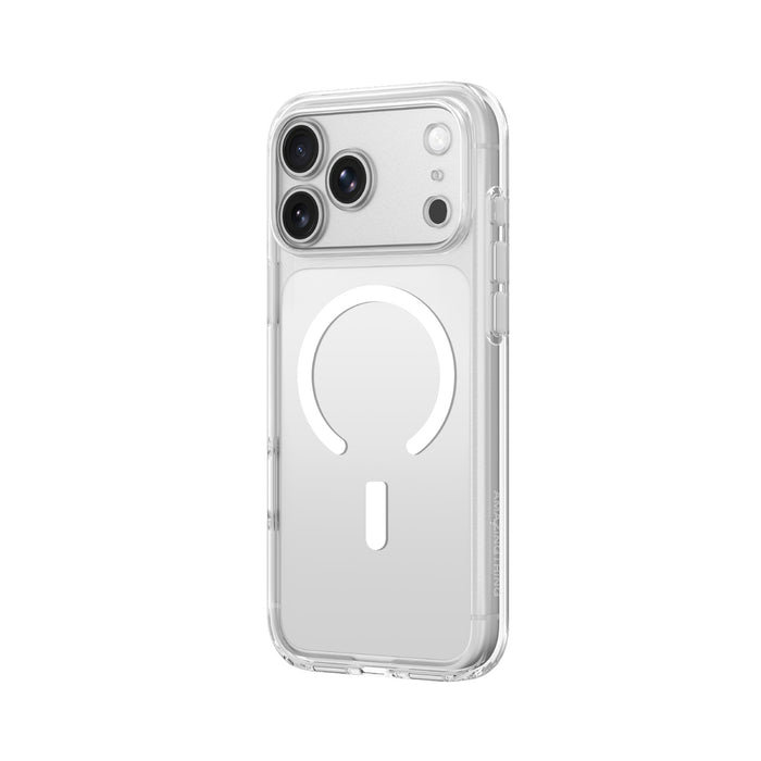 Кейс AmazingThing с минималистично увеличение и леща за iPhone 17 Pro - прозрачен