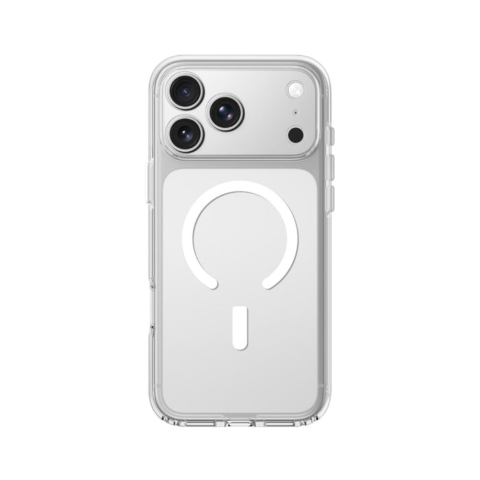 Кейс AmazingThing с минималистично увеличение и леща за iPhone 17 Pro Max - прозрачен