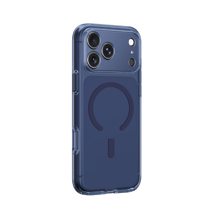 Кейс AmazingThing с минималистично увеличение и леща за iPhone 17 Pro Max - син