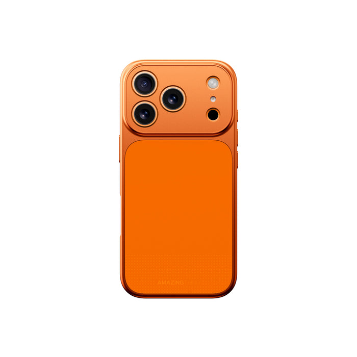 Калъф AmazingThing Minimal Mag Full Cover за iPhone 17 Pro - оранжев