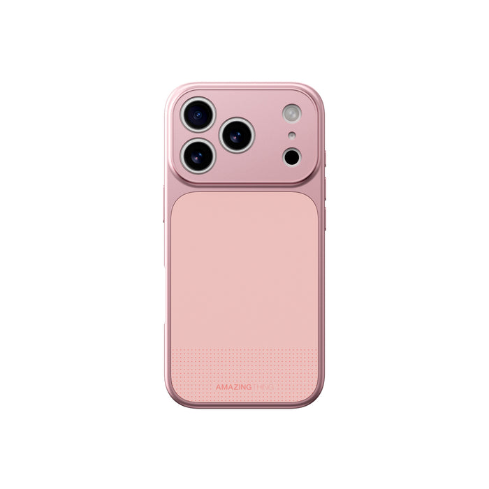 Калъф AmazingThing Minimal Mag Full Cover за iPhone 17 Pro Max - розов