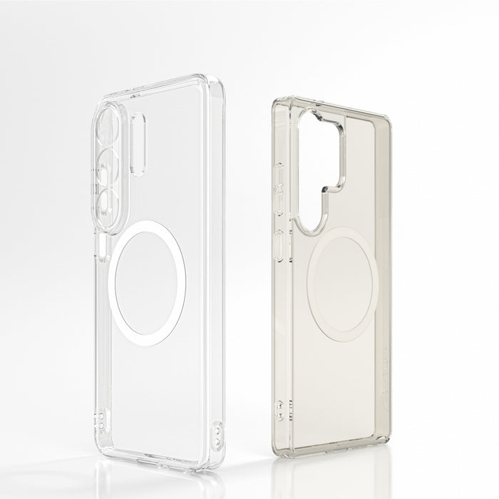 Кейс AmazingThing с минималистично увеличение за Samsung Galaxy S26 Ultra - прозрачен
