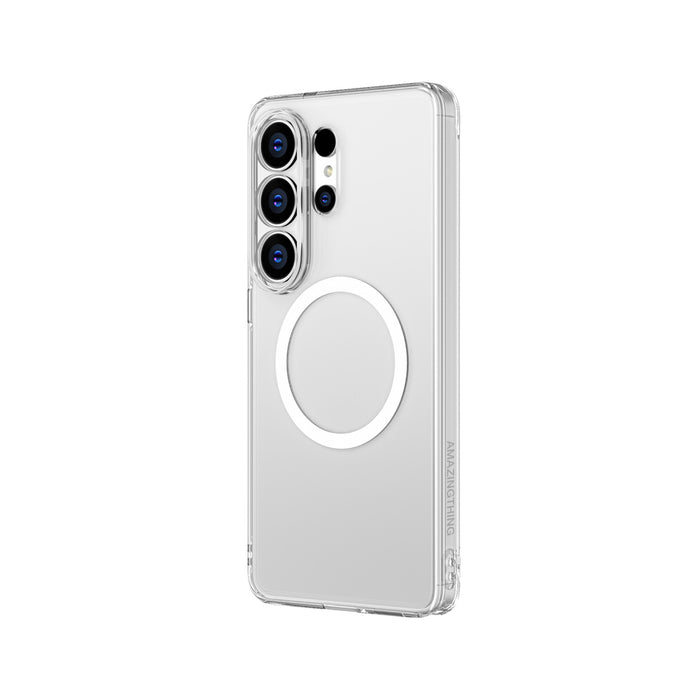 Кейс AmazingThing с минималистично увеличение за Samsung Galaxy S26 Ultra - прозрачен