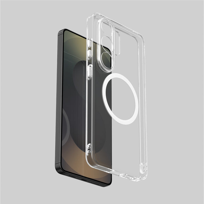 Кейс AmazingThing с минималистично увеличение за Samsung Galaxy S26 Ultra - прозрачен