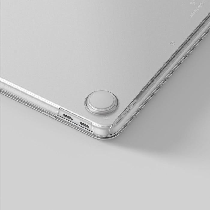 AmazingThing Titan Hardshell калъф за MacBook Neo 13" - прозрачен