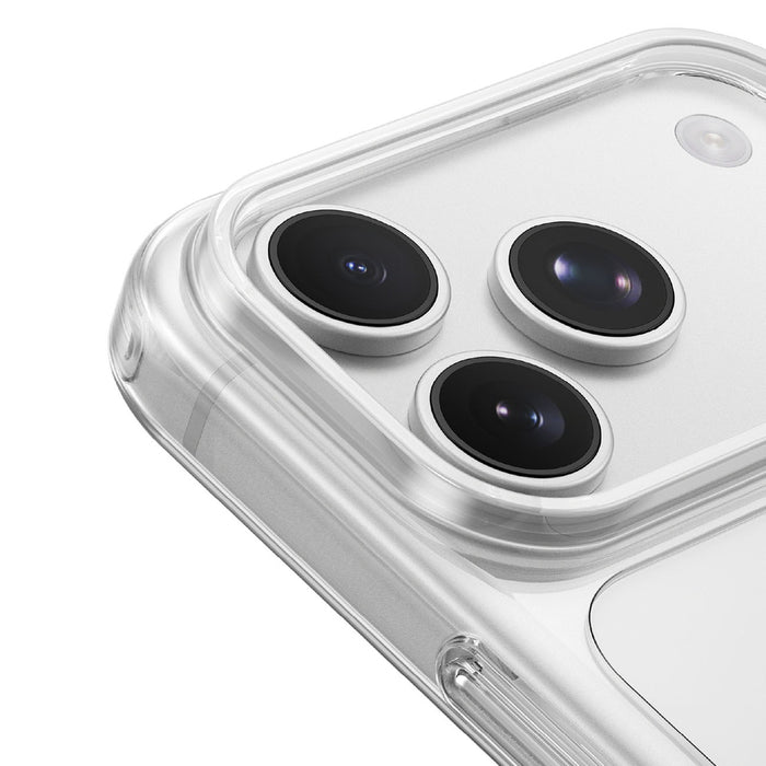 AmazingThing Minimal Drop Protection Case с 3 лещи за iPhone 18 Pro - прозрачен