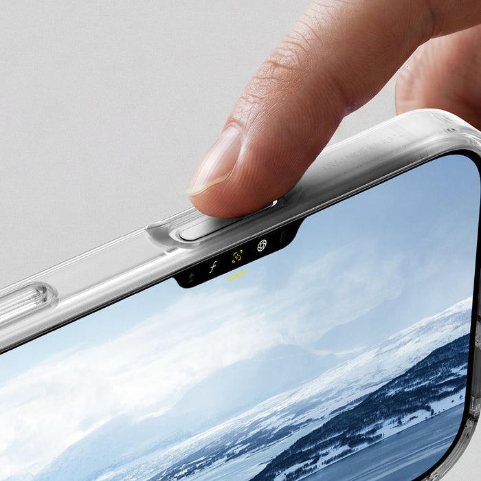 AmazingThing Minimal Drop Protection Case с 3 лещи за iPhone 18 Pro - прозрачен
