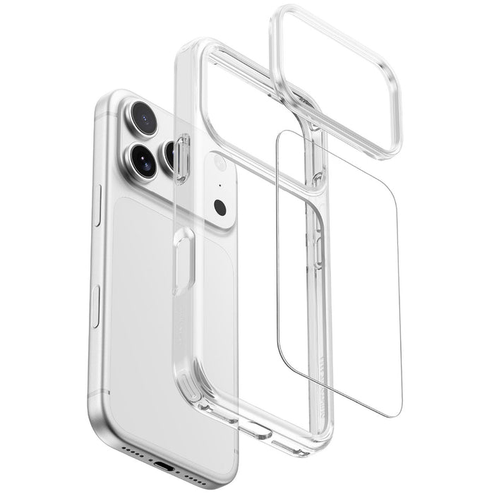 AmazingThing Minimal Drop Protection Case с 3 лещи за iPhone 18 Pro Max - прозрачен
