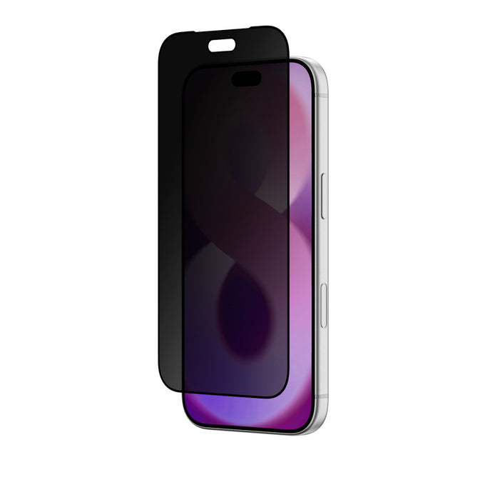 AmazingThing Radix +Care Privacy Glass за iPhone 18 Pro с монтажна рамка