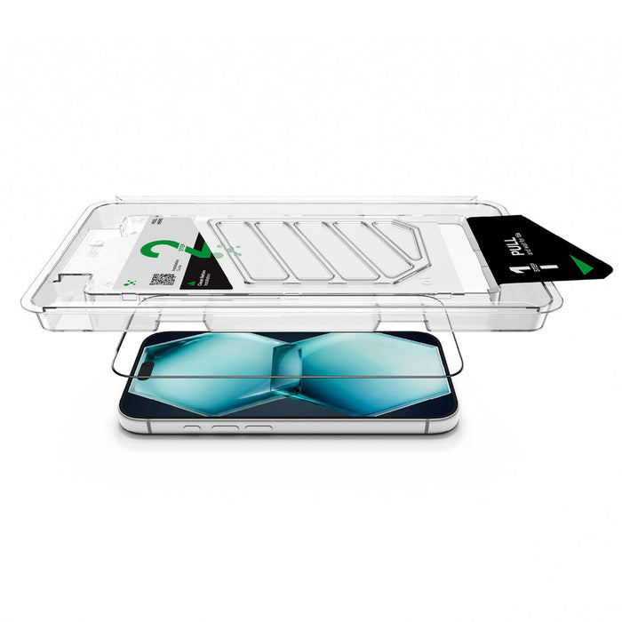 AmazingThing Titan +Care Full Glass закалено стъкло за iPhone 18 Pro Max с монтажна рамка