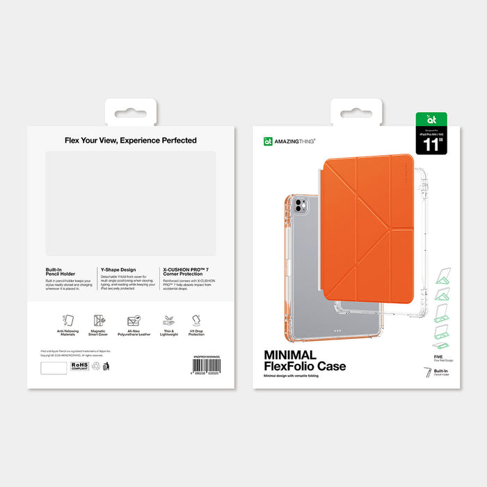 AmazingThing Minimal Case за iPad Pro M5 11" - оранжев