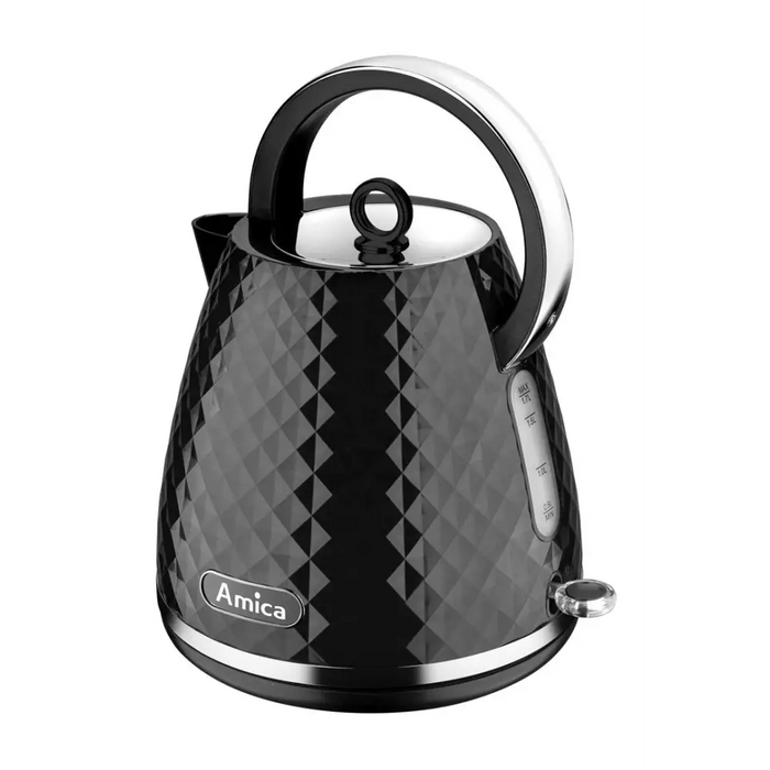 Amica KF 3030 1.7 л 2200 W електрическа кана Черна