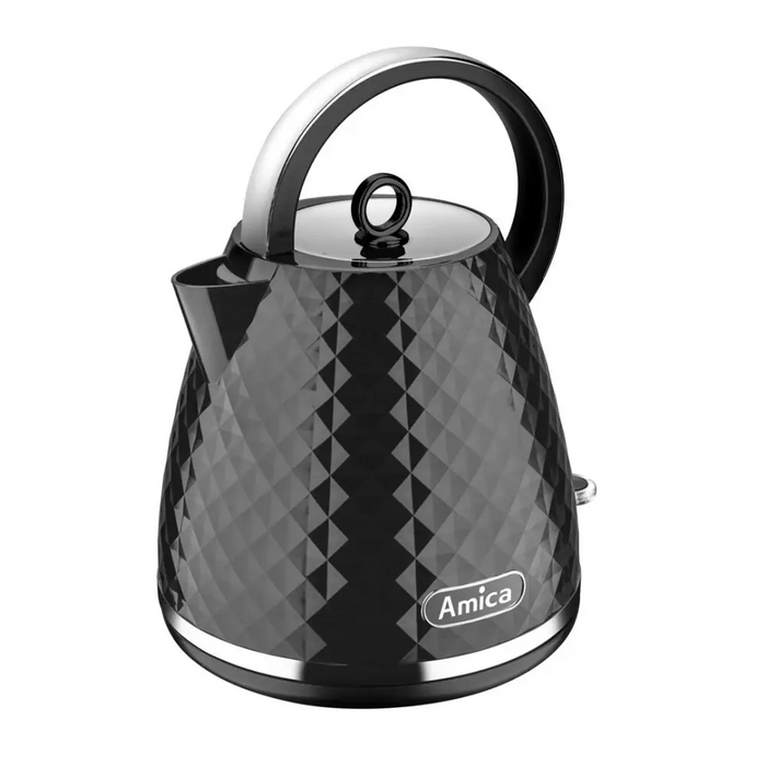 Amica KF 3030 1.7 л 2200 W електрическа кана Черна